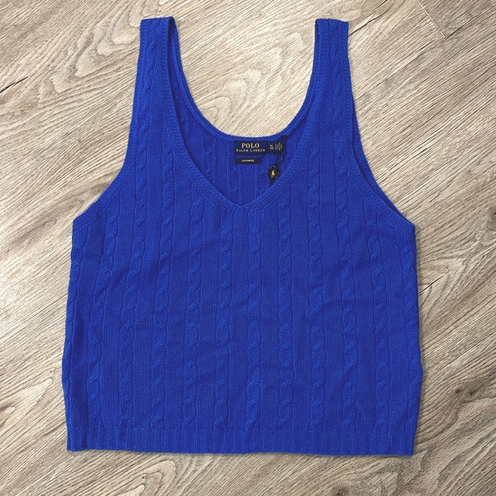 POLO Ralph Lauren Cashmere Classic Cable Tank